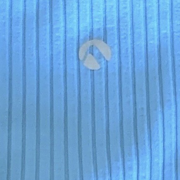 Next Bikini Bottom Swimwear High Waistband Blue Ribbed Women’s Extra Small XS - Picture 4 of 9